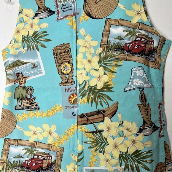 Bishop St Women’s Dress Sm Beach Hawaiian Tropical - Picture 8 of 8